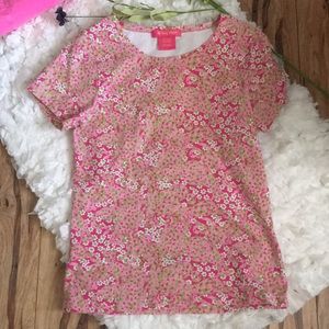 KEY WEST Stretchy Floral Tee Shirt size 0